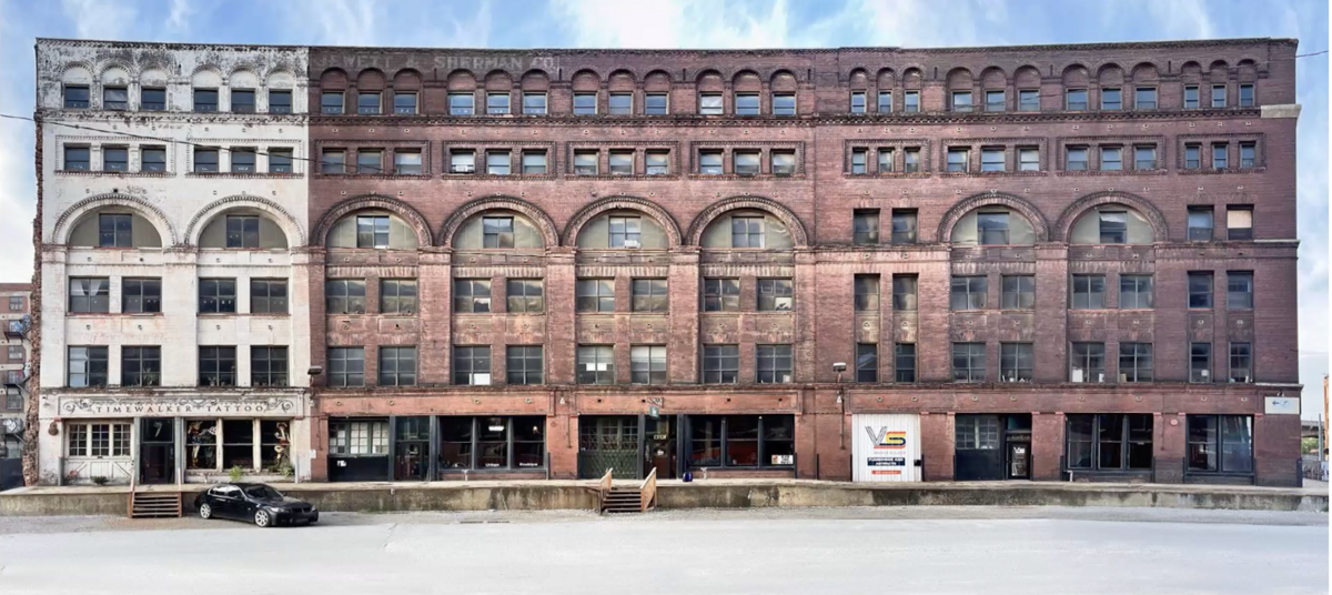 The Smith Building, 1101 Mulberry St. in Kansas City’s West Bottoms, could see redevelopment with more than 100 new apartments.