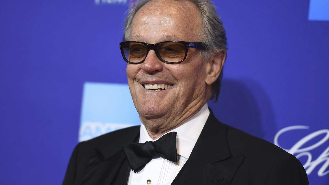 Peter Fonda arrives at the 29th annual Palm Springs International Film Festival on Tuesday, Jan. 2, 2018, in Palm Springs, Calif.