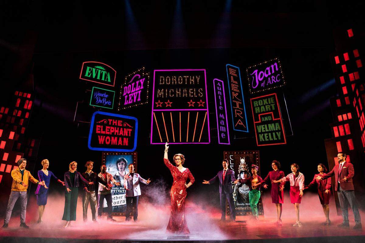 Another movie turned Broadway musical: “Tootsie.”