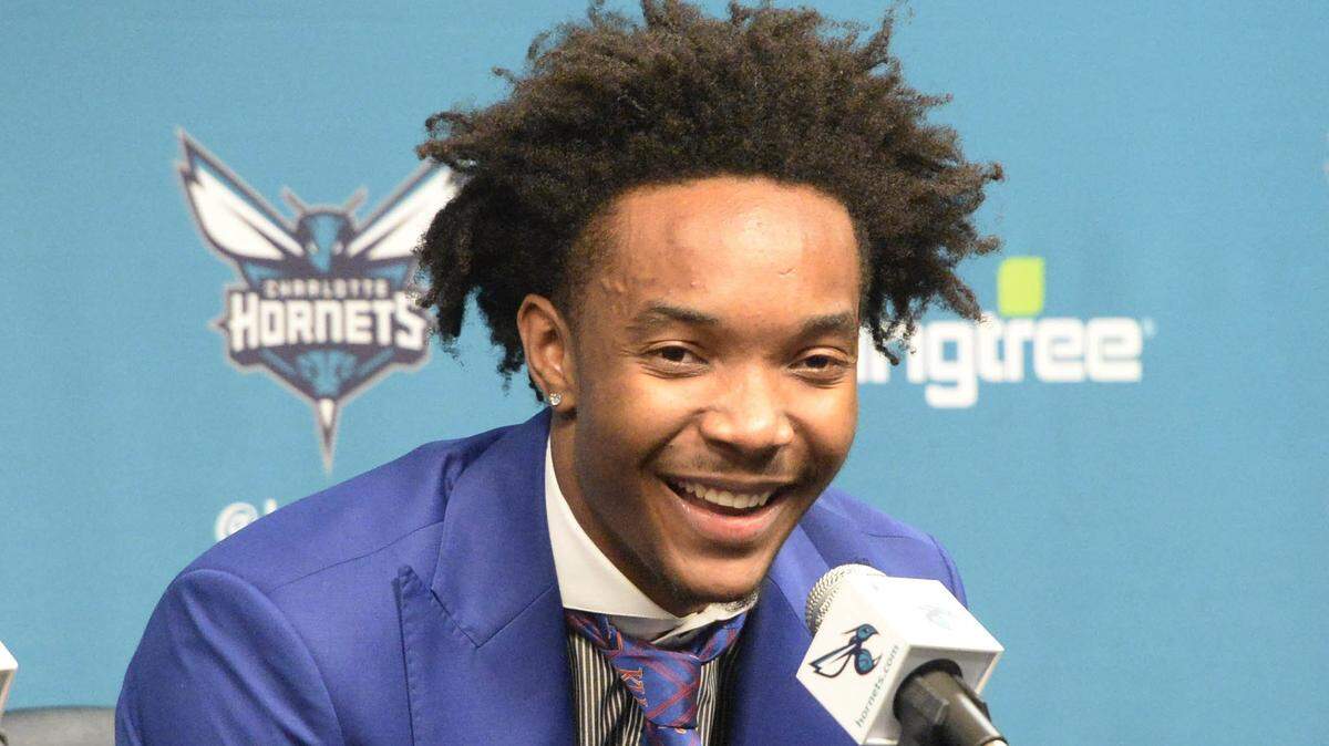 Former Kansas Jayhawk and Charlotte Hornets second-round draft pick Devonte' Graham returned to the Lawrence area for a book signing for the first time since the night of the 2018 NBA Draft.