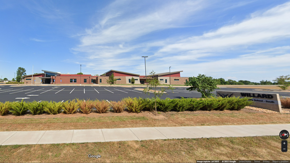 Willard Intermediate School - South. District officials said neighborhood dogs attacked during recess, injuring students and teachers.