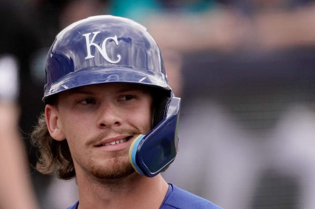 Royals third baseman Bobby Witt Jr. recorded his first big-league homer on Tuesday against the St. Louis Cardinals at Kauffman Stadium.