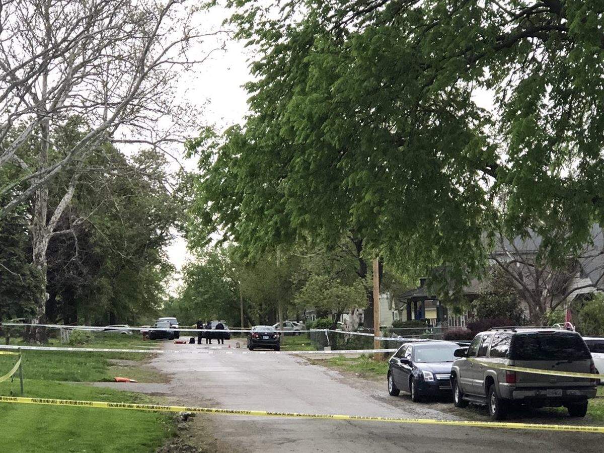 Police investigated a shooting Sunday morning in the 8000 block of Michigan Avenue in Kansas City. A woman was taken to a hospital in critical condition.