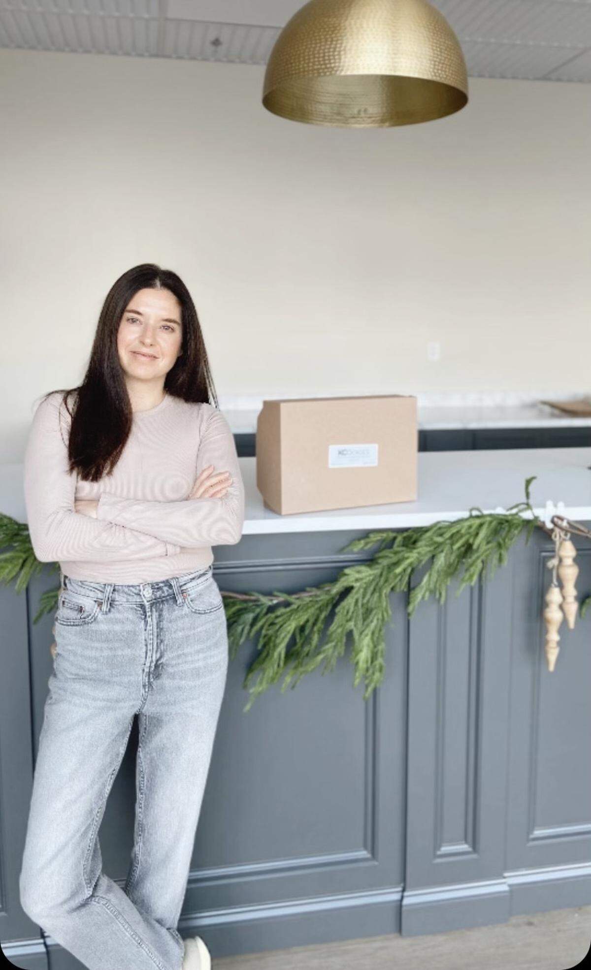 Christina Jokerst owns KCookies, opening in Olathe on Dec. 9.