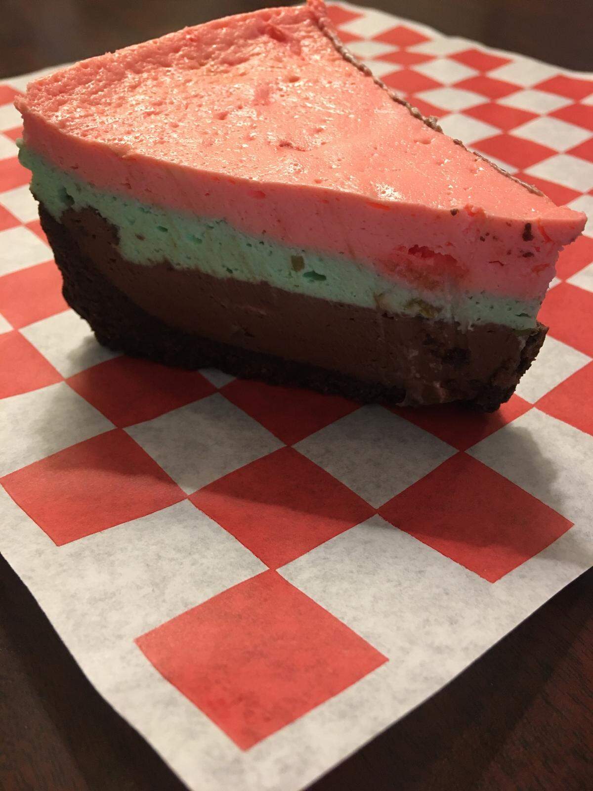 Jovito’s spumoni cheesecake.