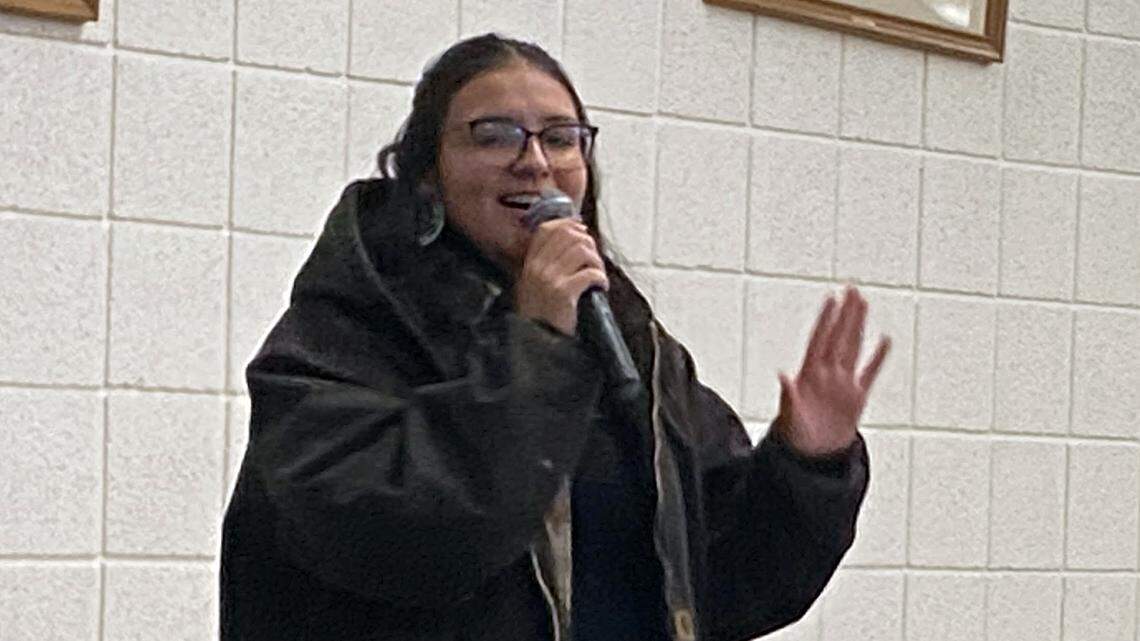 “They came for Haskell because they know Haskell is hope for Indian Country,” said Angel Ahtone Elizarraras, president of HINU’s student government.