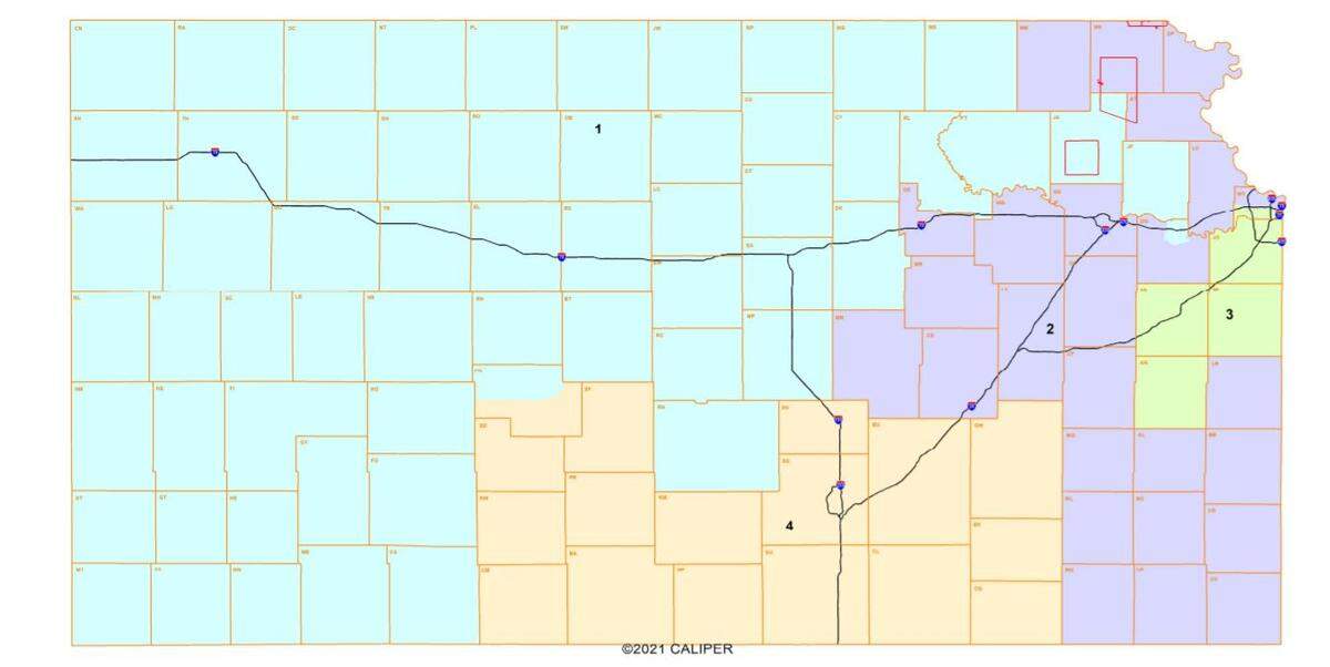 Kansas Republicans introduced a redistricting map Tuesday that split part of Wyandotte County away from Kansas’ 3rd Congressional District.