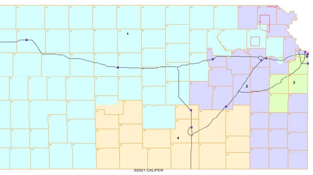 Kansas Republicans introduced a redistricting map that split part of Wyandotte County away from Kansas’ 3rd Congressional District.