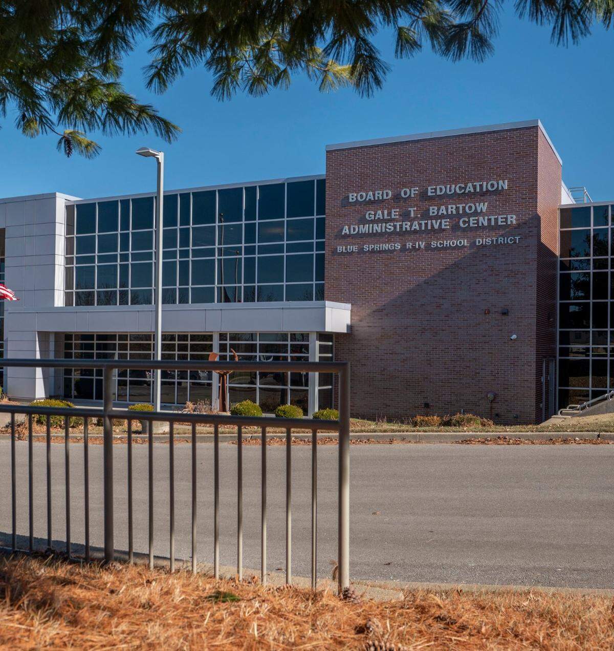 The Blue Springs School District building is pictured on Thursday, Jan. 13, 2022. The district was been ordered to pay $4 million in damages after denying R.J. Appleberry, a former student, access to male-designated bathrooms and locker rooms.