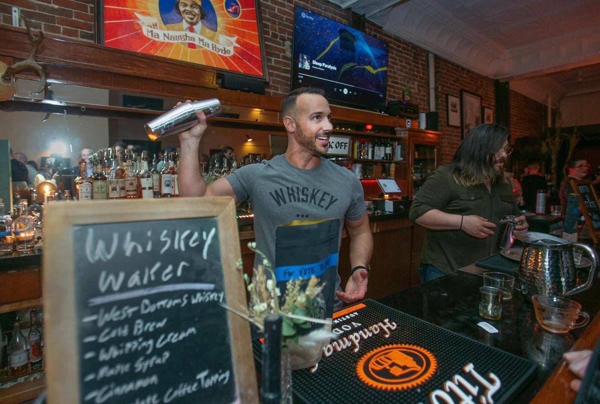 The bar recently hosted the sold-out “Up All Night: A Celebration of the Espresso Martini.” Bartenders from around the city set up shop behind 9th and State’s long bar and served their own spin on the cocktail.