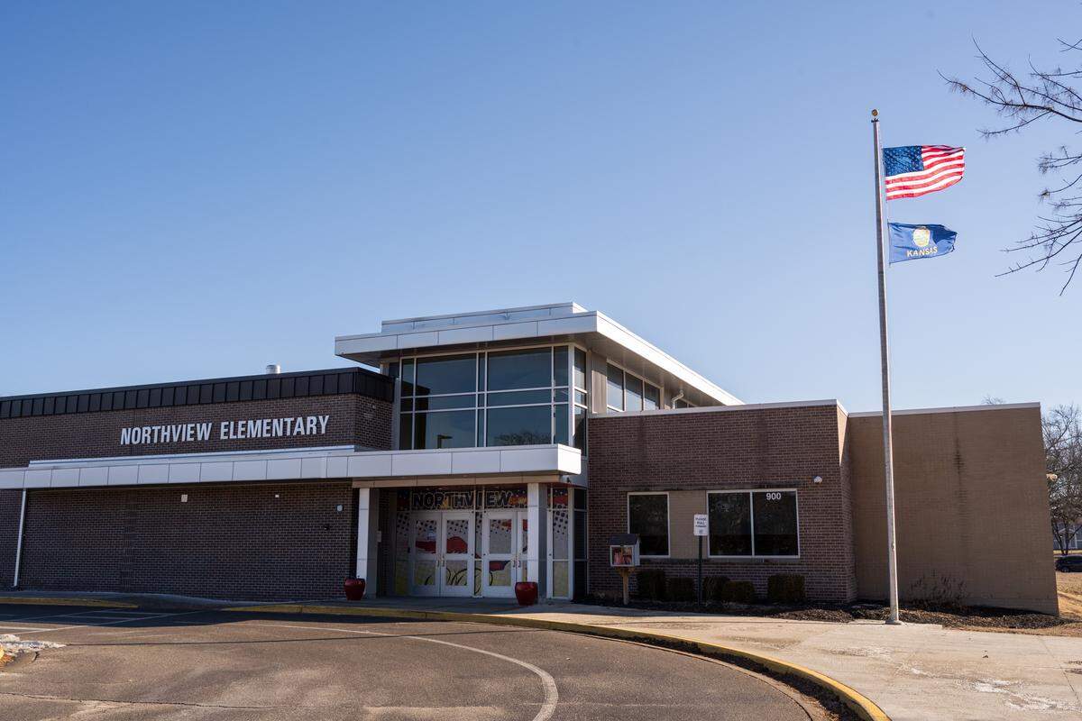 Northview Elementary School on Friday, February 6, 2026, in Olathe. Olathe Public Schools will hold a bond election in March. The district's last bond helped pay for upgrades to Santa Fe Trail Middle School.