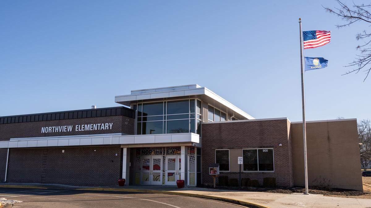 Northview Elementary School on Friday, February 6, 2026, in Olathe. Olathe Public Schools will hold a bond election in March. The district's last bond helped pay for upgrades to Santa Fe Trail Middle School.