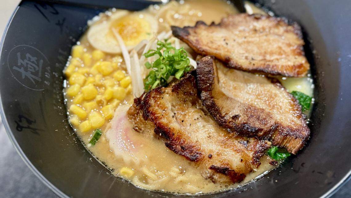 Miso ramen is one of the menu items at Kiwami Ramen & Sushi.