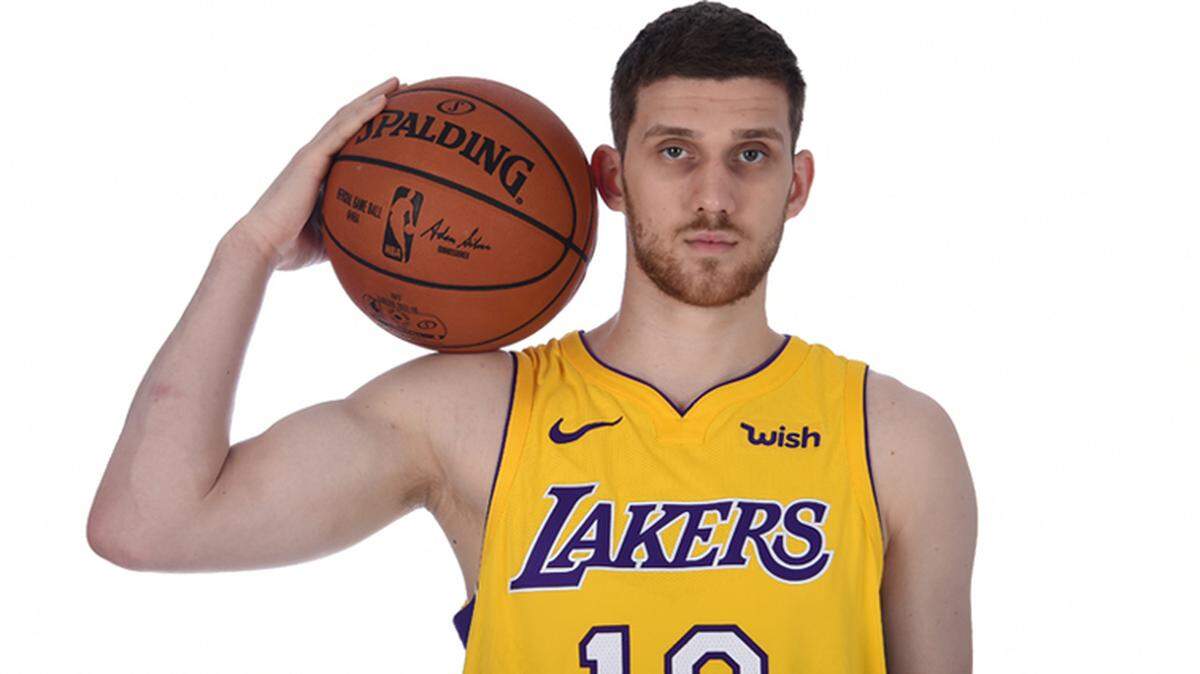 Former KU standout Svi Mykhailiuk is now a member of the LA Lakers.