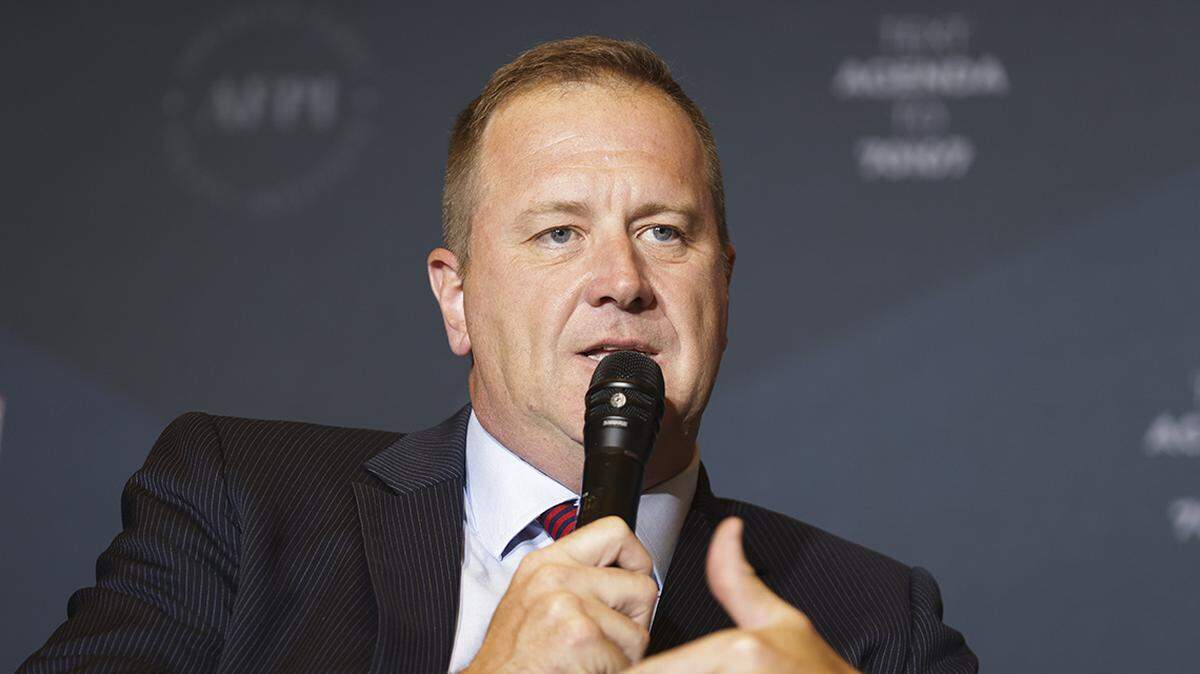 Attorney General of Missouri, Eric Schmitt, speaks during the America First Agenda Summit organized by America First Policy Institute AFPI, on July 25, 2022 in Washington, DC. (Photo by Oliver Contreras/SIPA USA)