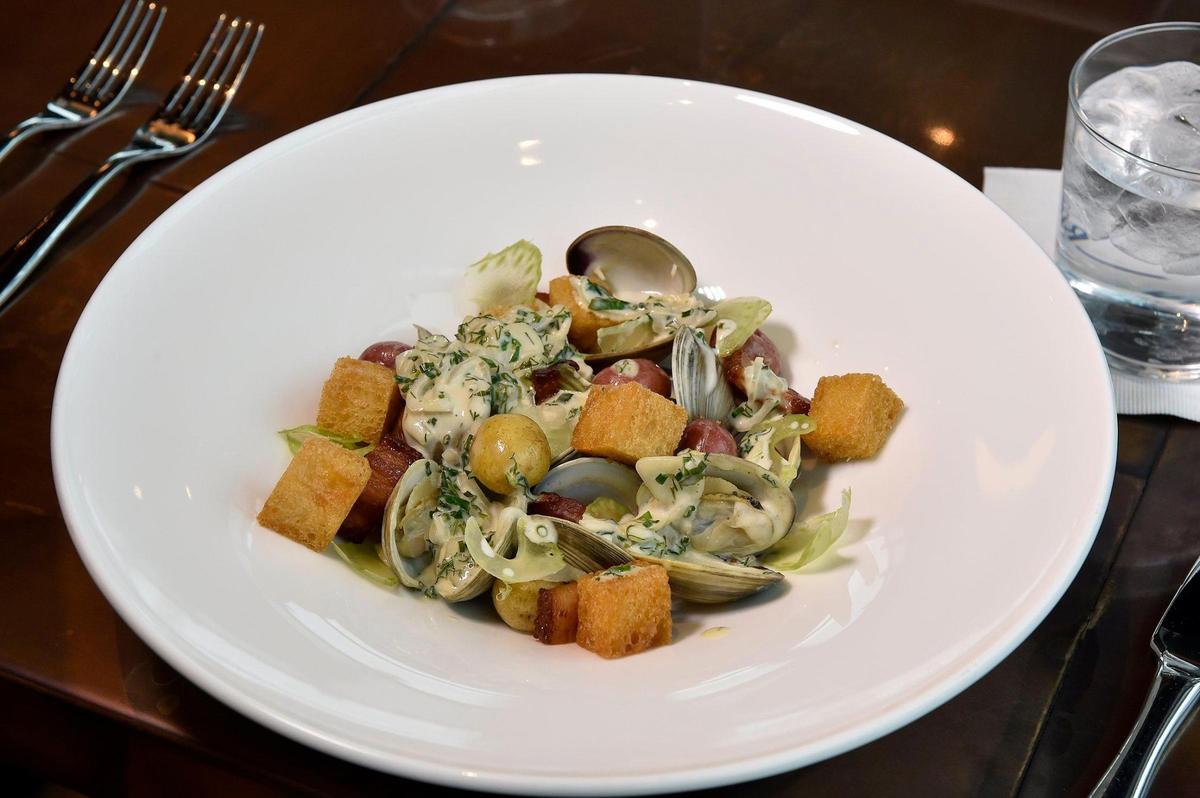Clam “chowder” dish from The Stilwell.