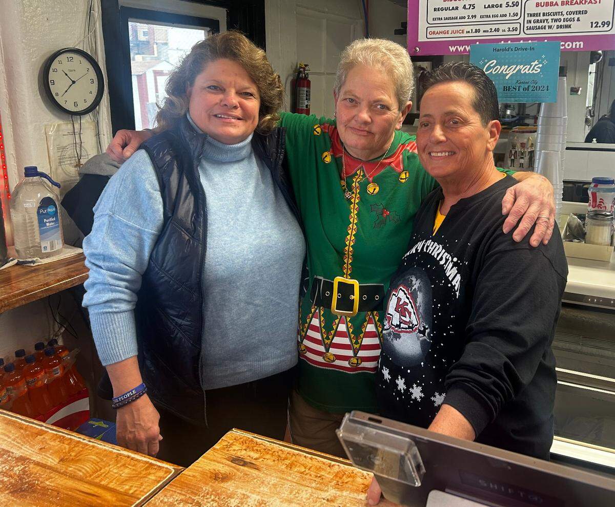 Deb Walker, Mary Moore,and Nancy Smith are part of the core group behind Harold’s Drive-In.