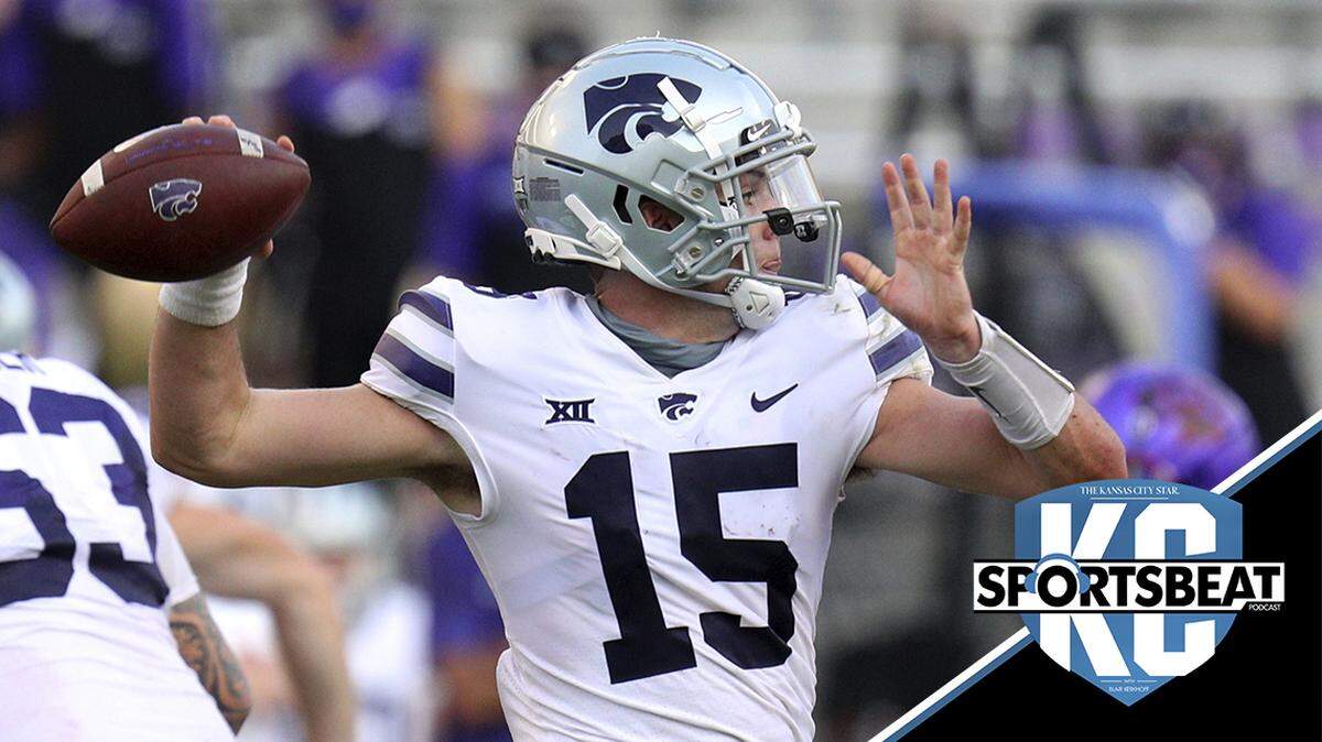 Quarterback Will Howard looked for an open receiver as Kansas State played against TCU Saturday.