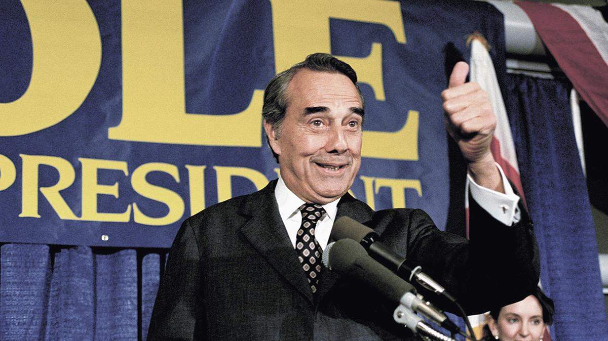 Five highlights from Bob Dole’s decades of public service in Washington