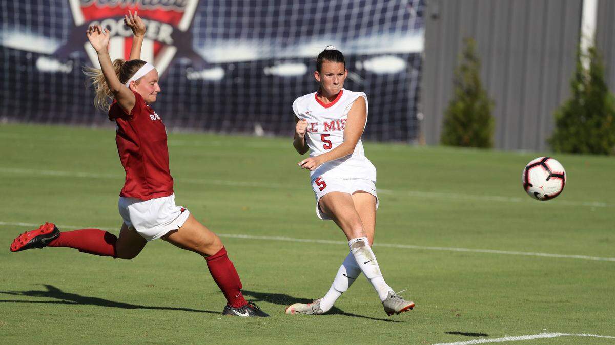 CeCe Kizer, right, was drafted recently into the NWSL out of Ole Miss.