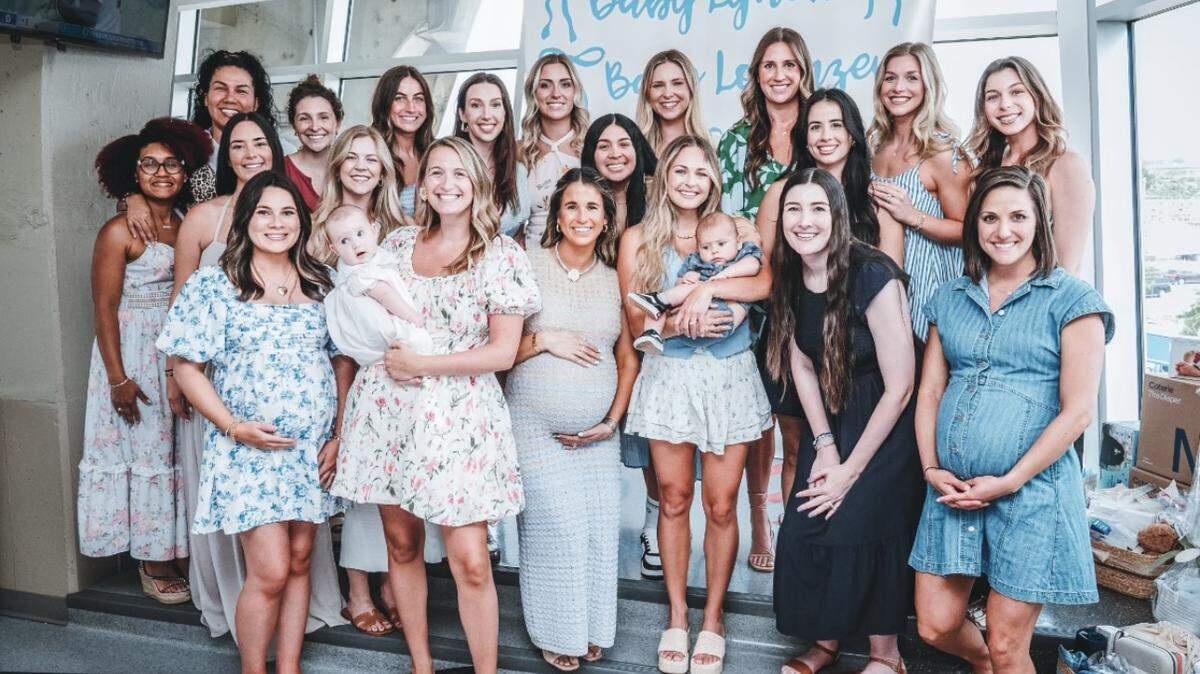 Royals wives threw a baby shower over the weekend at Kauffman Stadium for the team’s new moms and moms-to-be.