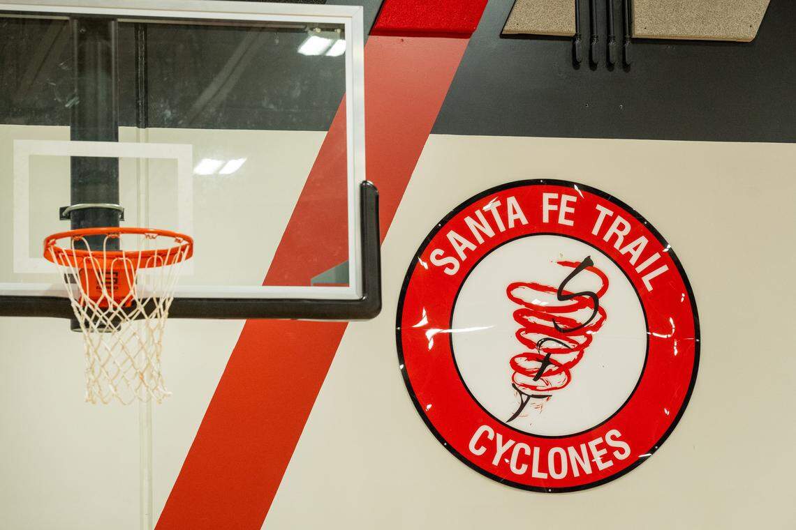 The gym in Santa Fe Trail Middle School on Friday, February 6, 2026, in Olathe.