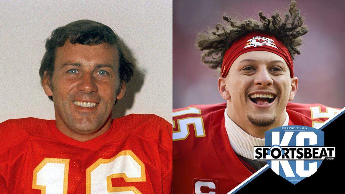 Chiefs’ quarterback Patrick Mahomes is fired up before the AFC championship game against the Tennessee Titans Sunday, January 19, 2020, at Arrowhead Stadium in Kansas City, Missouri.