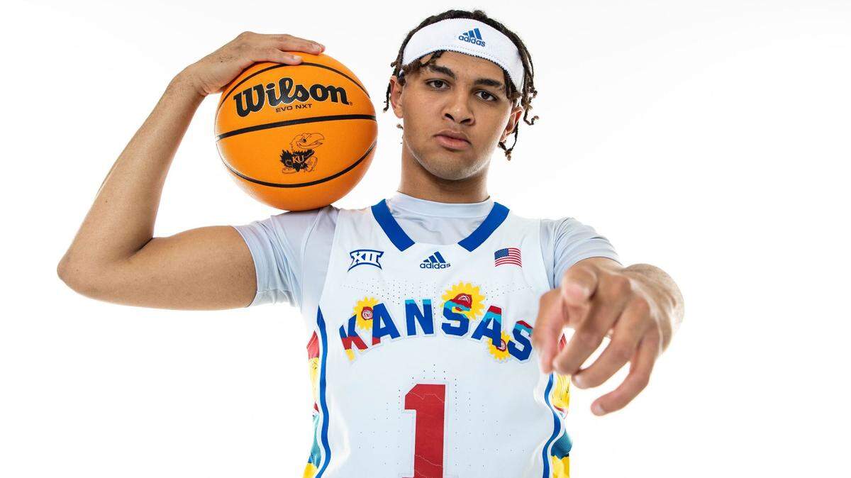 Class of 2024 commit Marcus Adams Jr. on his KU basketball visit.