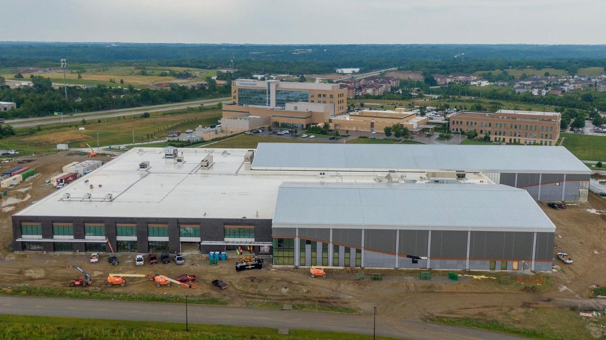 AdventHealth Sports Park at Bluhawk, the new sports facility and family entertainment center, was under construction in July. Now it’s set to open in October.