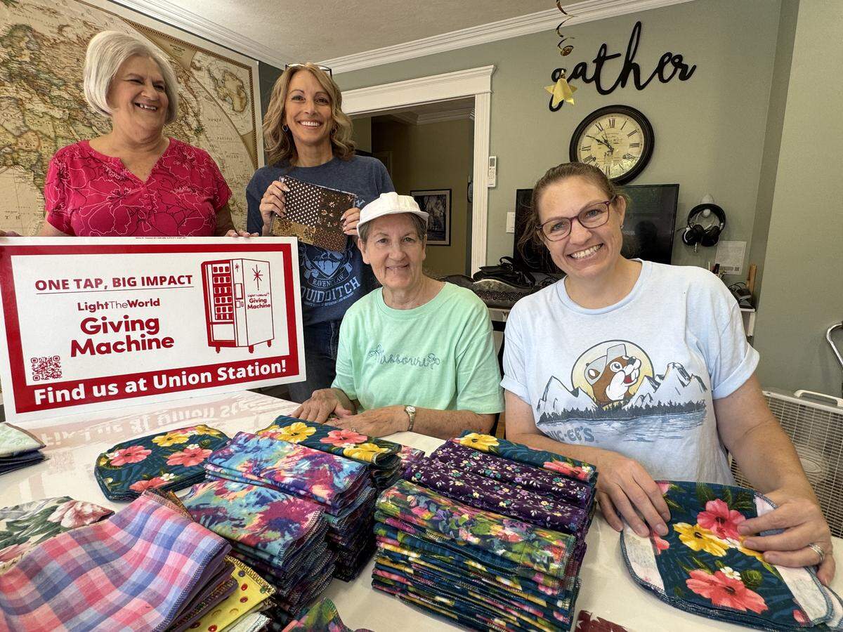Women from Liberty gathered to assemble Days for Girls menstrual hygiene kits this week. Days for Girls is an international charity with a Liberty Collection Point that has been chosen as a Giving Machine charity this year.