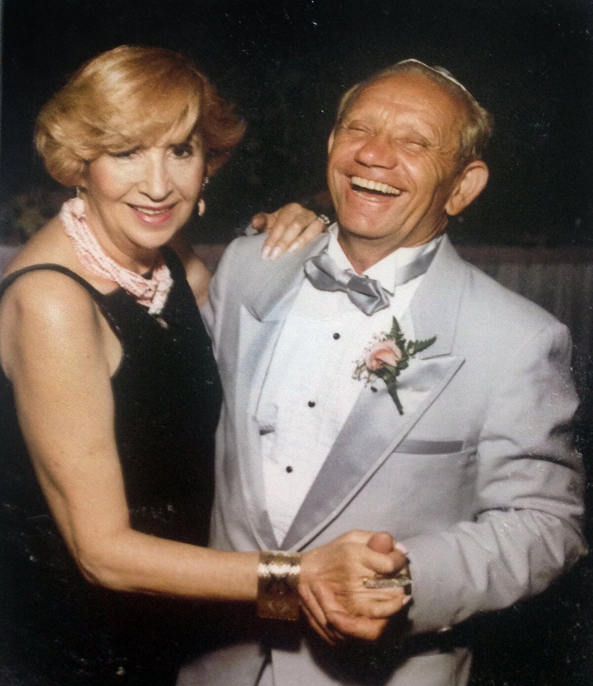 Ethel and Harry Black danced together on a New Year's Eve.