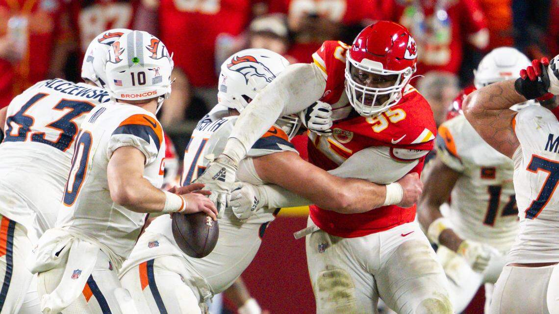 Chiefs defensive tackle Chris Jones is beating himself up over this moment