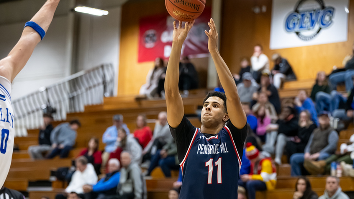 Mavrick Hawkins paced Pembroke Hill with 23 points in a 52-40 defeat of Grain Valley in the William Jewell Holiday Classic boys high school basketball tournament on Sunday, Dec. 28, 2025 in Liberty, Missouri.