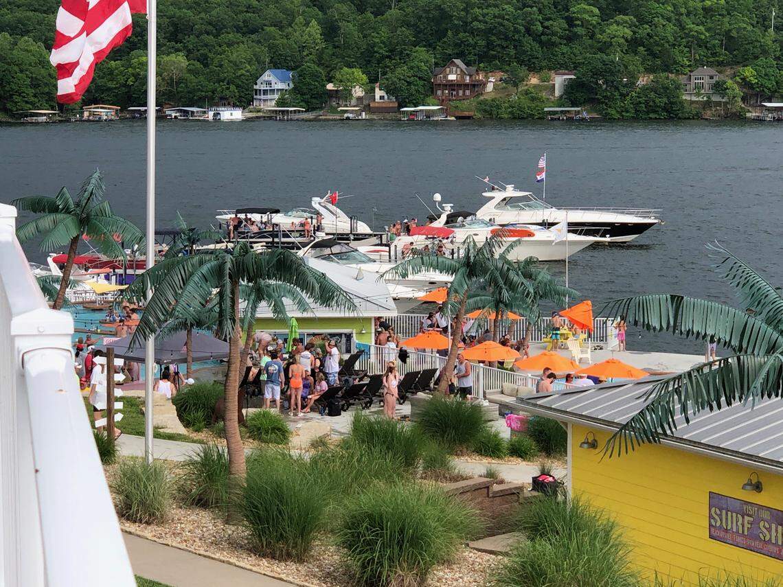 Coconuts Caribbean Beach Bar & Grill at Lake of the Ozarks in Gravois Mills, Missouri, had its share of visitors during the Memorial Day Weekend.