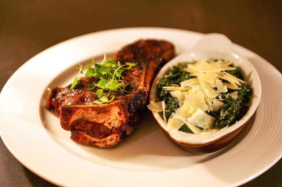 The Kansas City strip steak originated at the Golden Ox and is one of the restaurant’s most popular menu items.