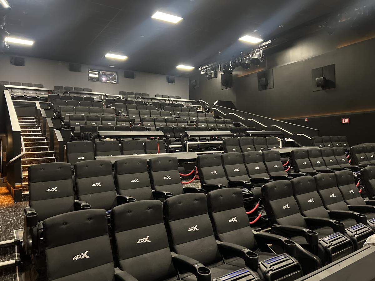 AMC Barrywoods 24 at 8101 Roanridge Road will introduce the first 4DX experience in Kansas City theaters. The seats add a physical element to movie goers experience.