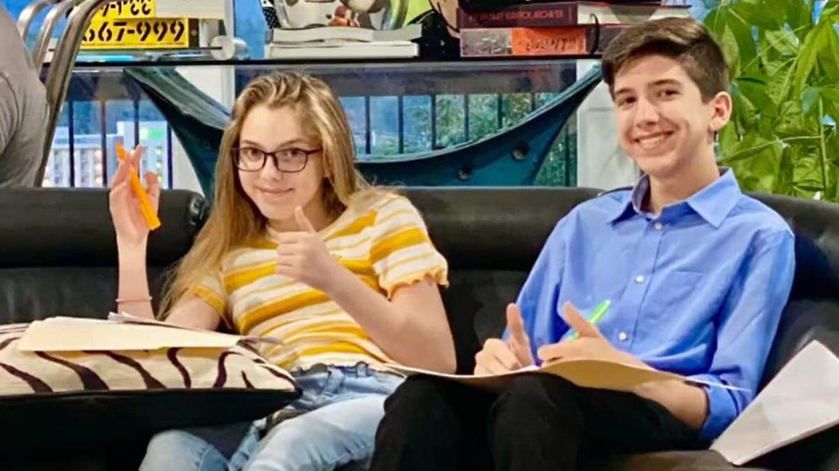 Brooklyn, left, and Kadan Rockett