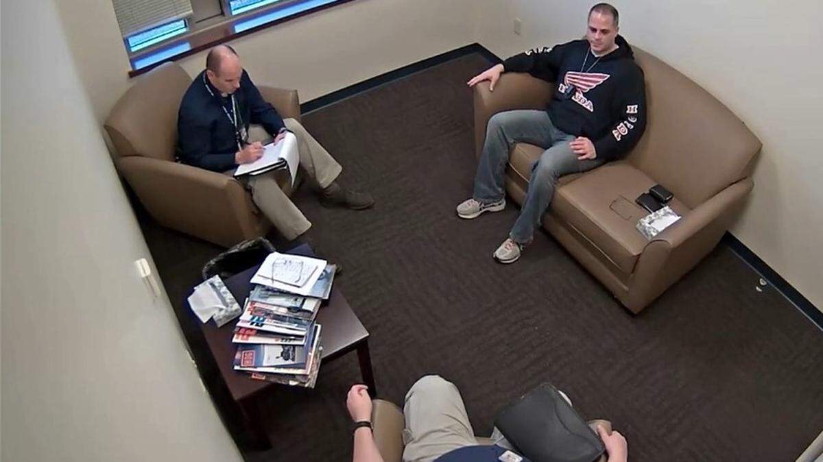 Overland Park Officer Adam Vendetti, top right, was interviewed by investigators after former officer Clayton Jenison shot and killed John Albers on Jan. 20, 2018. Vendetti recently was charged with battery and resigned from the police department.