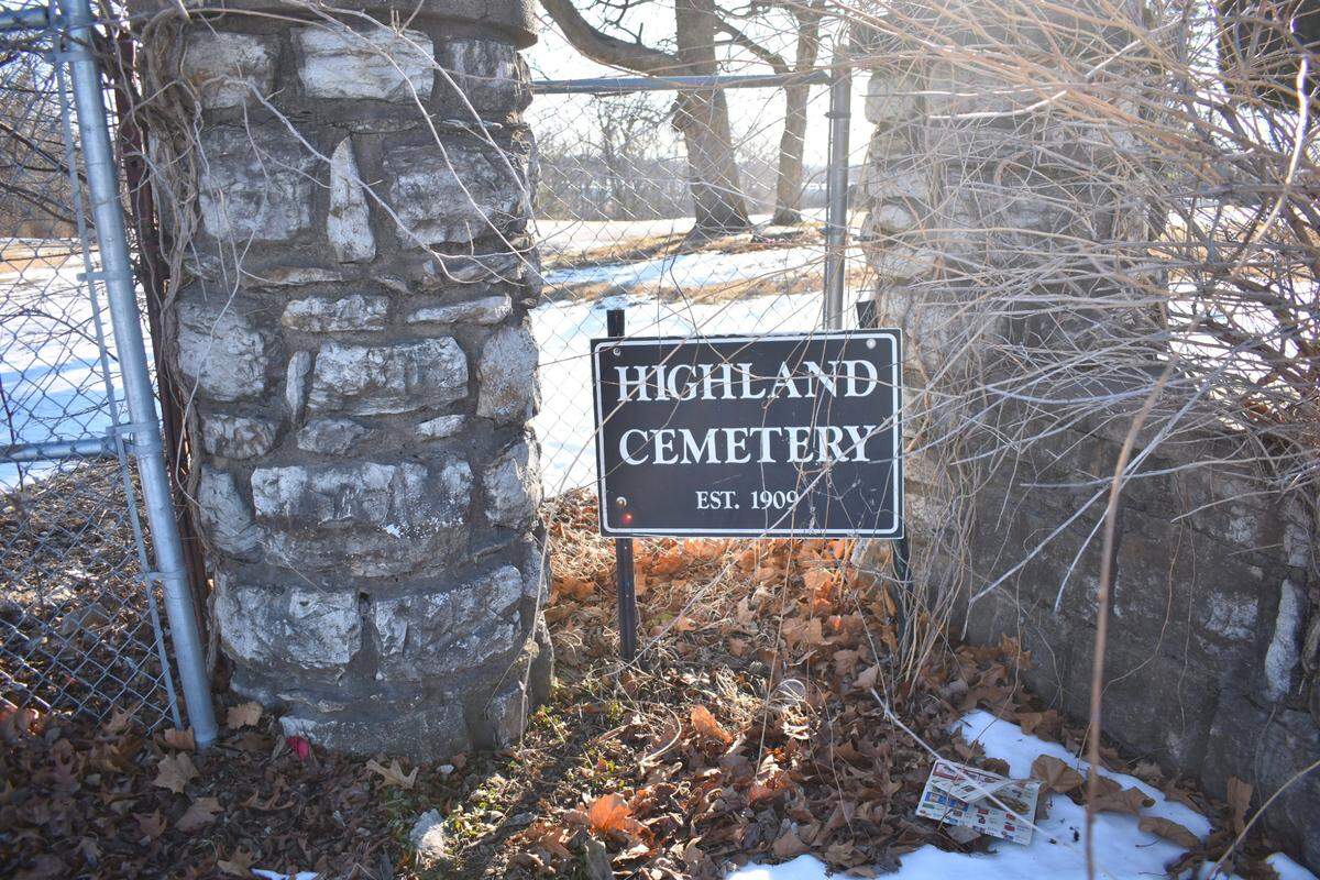 The Highland Cemetery was the first cemetery designated for the Black community in the Kansas City area.
