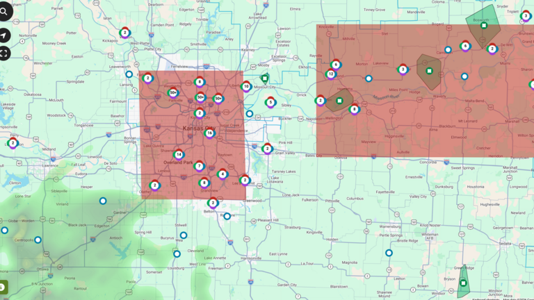 Thousands lose power after severe thunderstorms rumble through Kansas City area