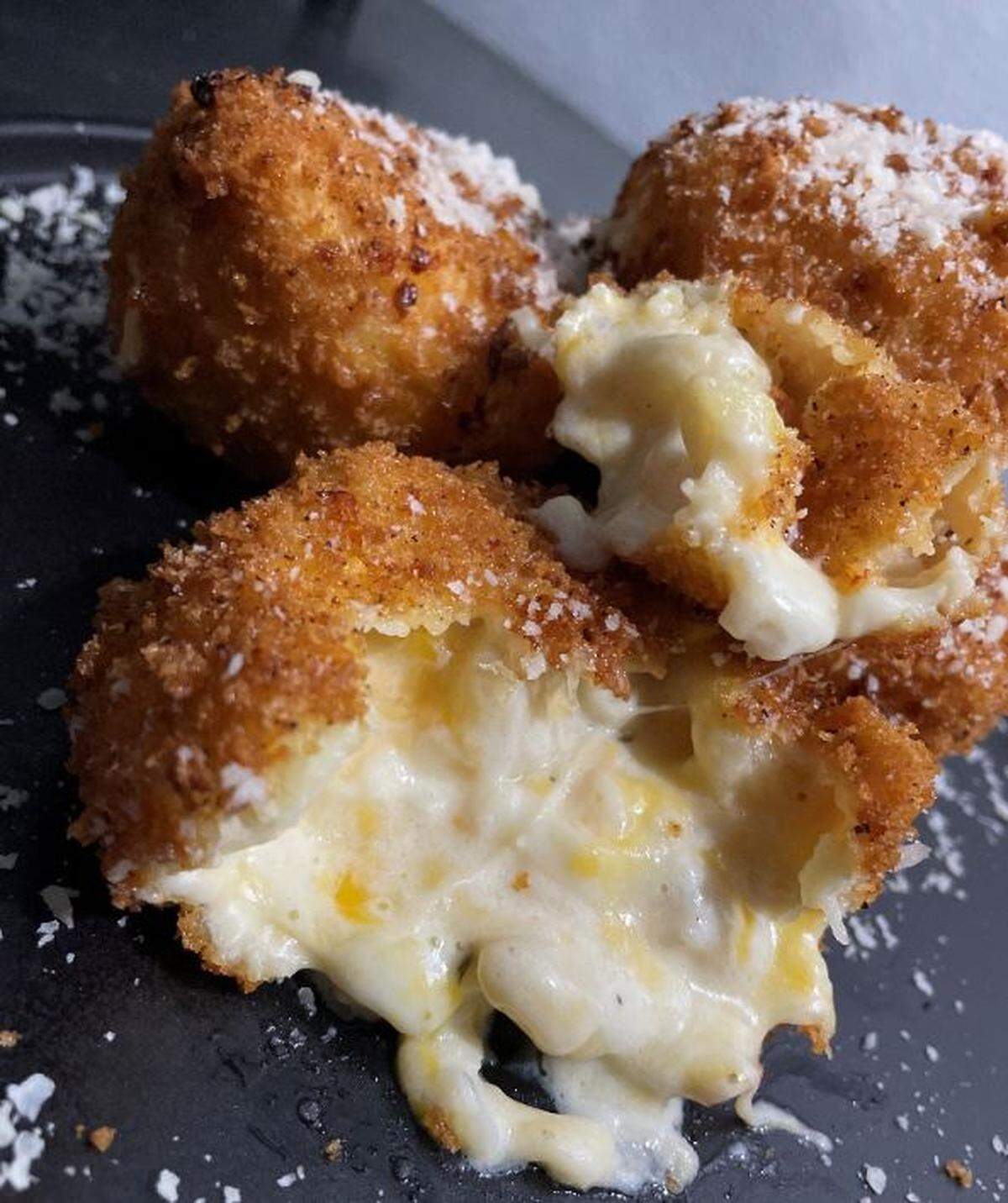 KC Mac N’ Co. will have mac fritters with grated Parmesan and a tomato cream dipping sauce.