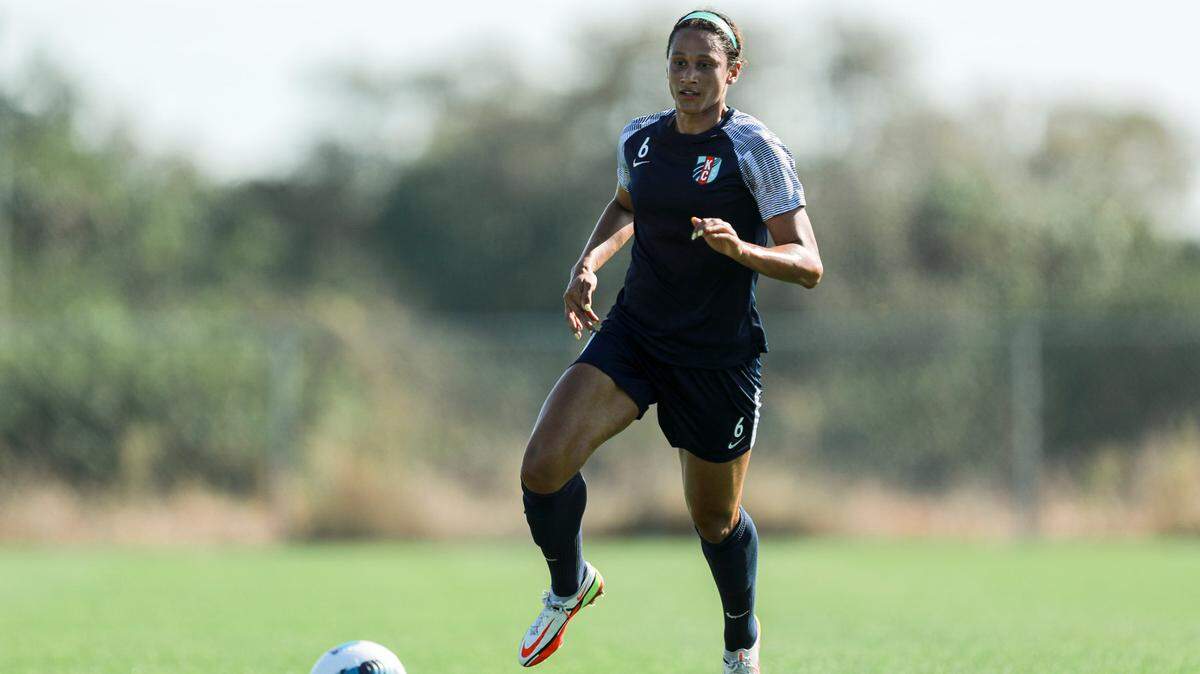 Veteran women’s pro soccer star Lynn Williams was a major offseason acquisition by the Kansas City Current.