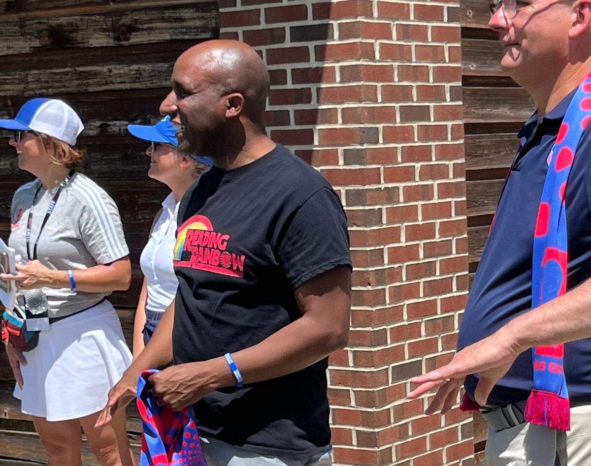 Kansas City Mayor Quinton Lucas attended a World Cup KC event in Overland Park, Kansas on Sunday, June 22, 2025.