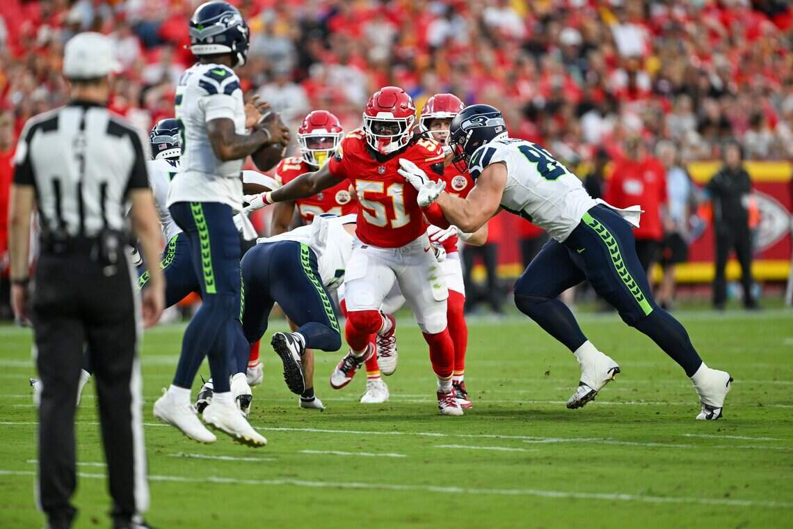 Kansas City Chiefs’ game roster and schedule: Week 7, KC at Seattle Seahawks