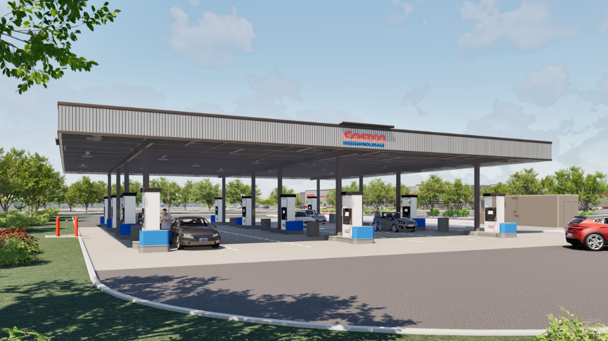 A new fueling station is included in the Costco plans.