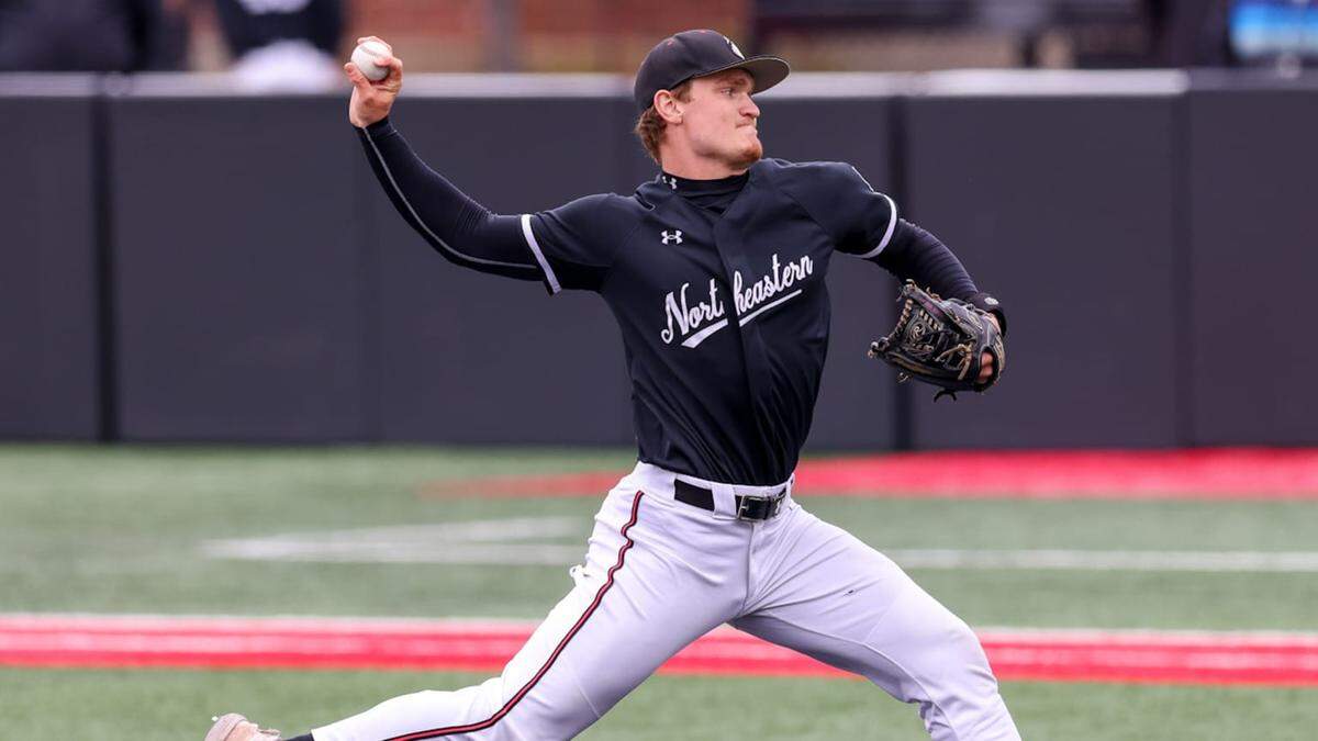 The Royals selected pitcher Dennis Colleran of Northeastern in the seventh round of the 2024 MLB Draft.