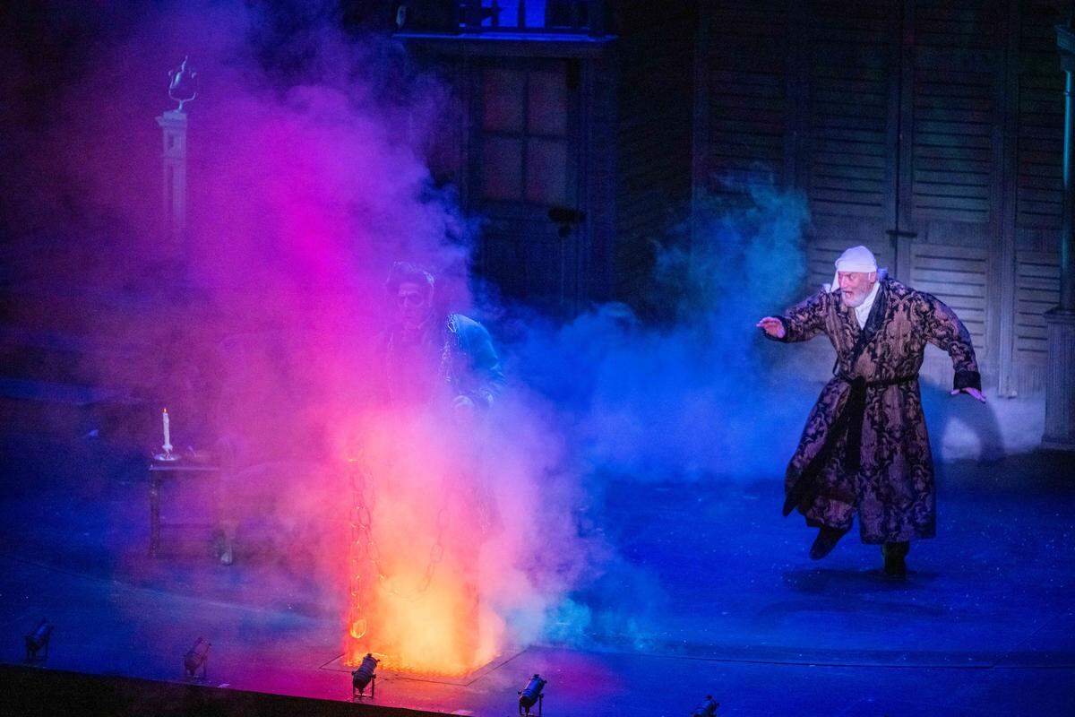 Gary Neal Johnson says he’s going to miss going through Scrooge’s emotional journey every night.
