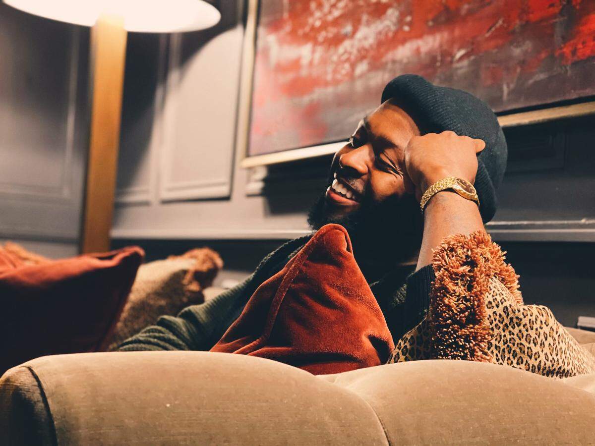 Mitchell Irving Jr. (Irv Da Phenom) relaxing and reflecting on his accomplishments this year.