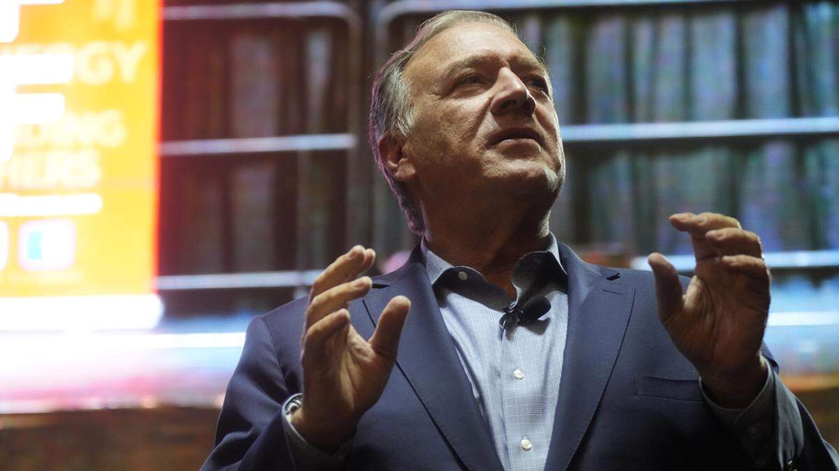 Former Secretary of State Mike Pompeo gives the keynote address at U.S. Rep. Jeff Duncan’s Faith & Freedom BBQ fundraiser on Monday, Aug. 22, 2022, in Anderson, S.C. (AP Photo/Meg Kinnard)