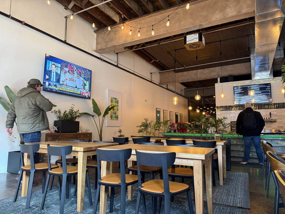 BKS Artisan Ales seats about 50 between its indoor seating and patio.